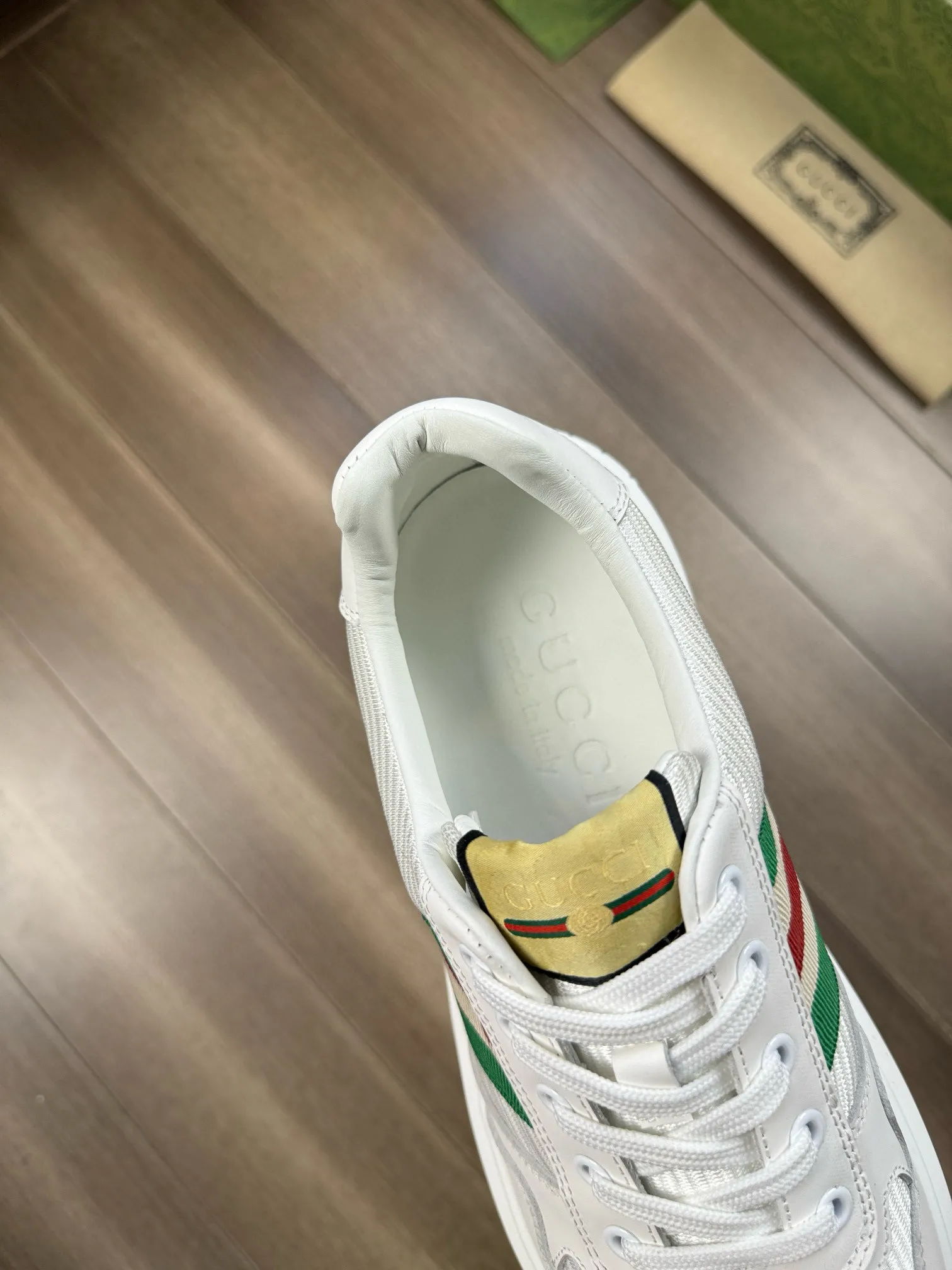 [Gucci] Gucci men's shoes 💰820💰 - High-end quality original order - Upper: 🔝Imported Nappa calfskin·Brand high mercerized cloth·Brand webbing -Inner: water-dyed cowhide, -Outsole: ultra-light T men's shoes💰U foam. Rubber; two-color molded outsole -Ultra-high quality control·Fine workmanship: highlighted (high-end·luxury·grade) -Size: 38-44 (45, can be customized)